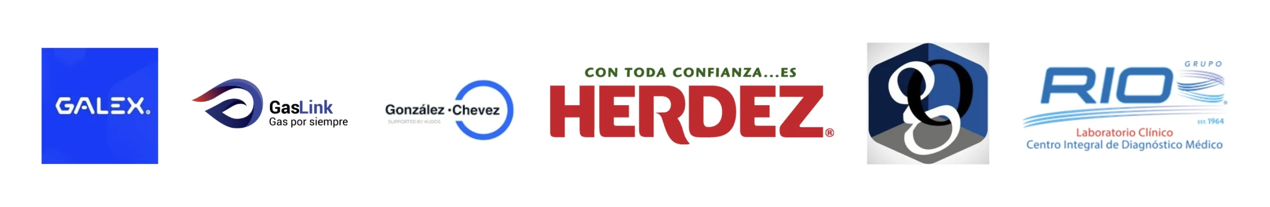 Logo de Galex, GasLink, González Chavez, HERDEZ, Grupo Rio