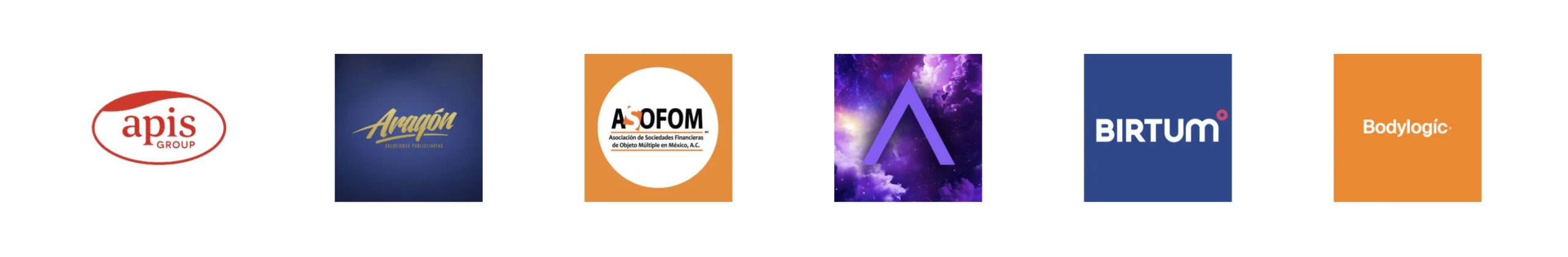 Logo de Apis, Aragón, ASOFOMO, Birtum, Bodylogic